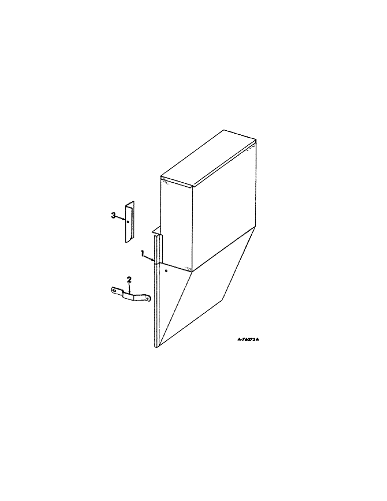 Схема запчастей Case IH 234 - (H-11) - ATTACHMENTS, RADIATOR AIR SCOOP ATTACHMENT, (88) - ACCESSORIES