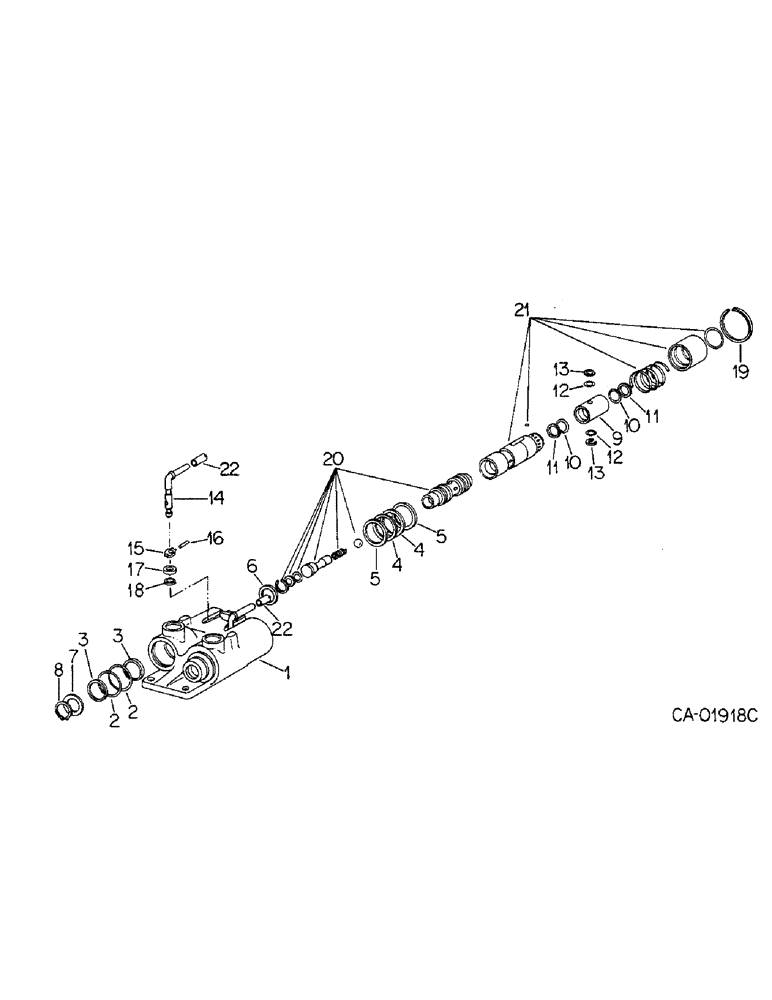 Схема запчастей Case IH 4568 - (10-34) - HYDRAULICS, FEMALE COUPLER (07) - HYDRAULICS