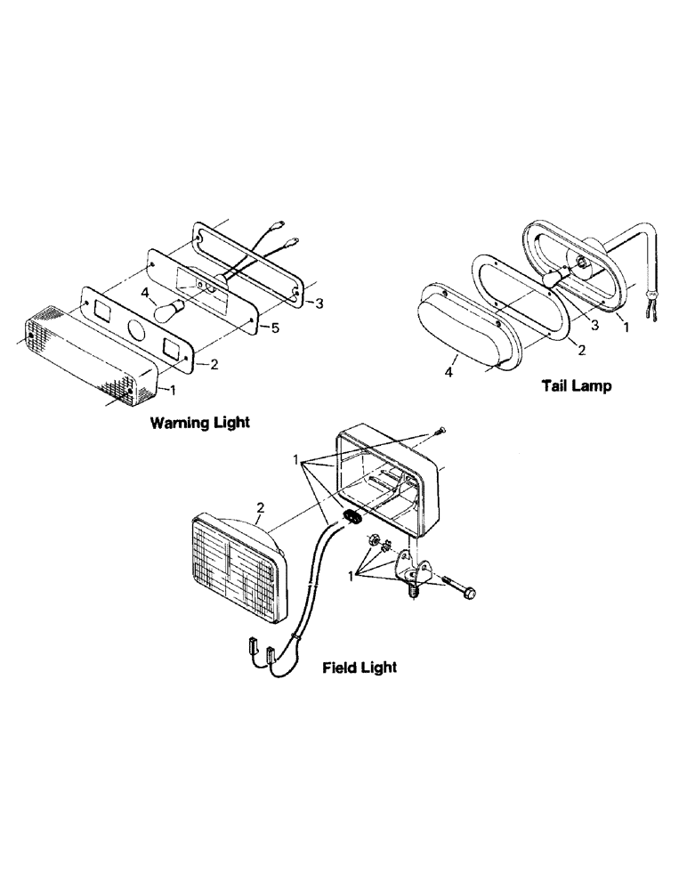 Схема запчастей Case IH STEIGER - (02-20) - LIGHT ASSEMBLIES (06) - ELECTRICAL