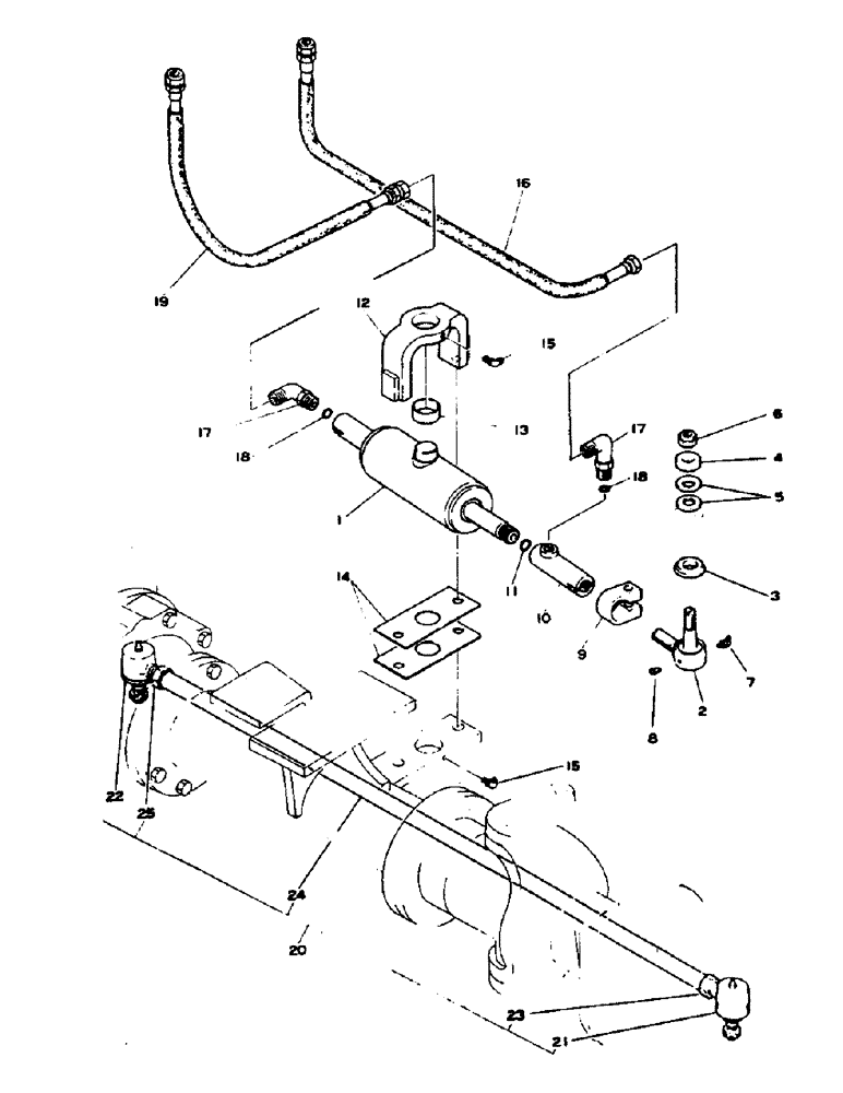 Схема запчастей Case IH 2500 - (10-118A) - POWER STEERING,   - 4 WHEEL DRIVE - (07) - HYDRAULICS