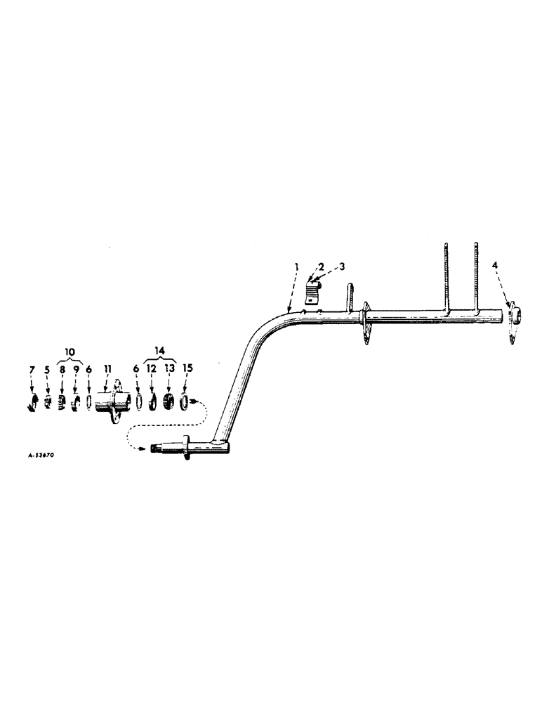 Схема запчастей Case IH 70L - (F-14) - FURROW AXLE 