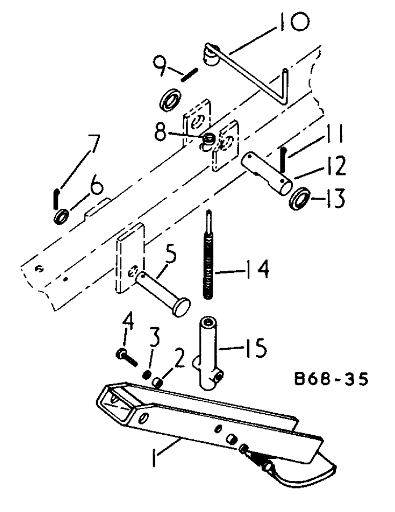 Схема запчастей Case IH 425 - (A-47) - LIFTING JACK 