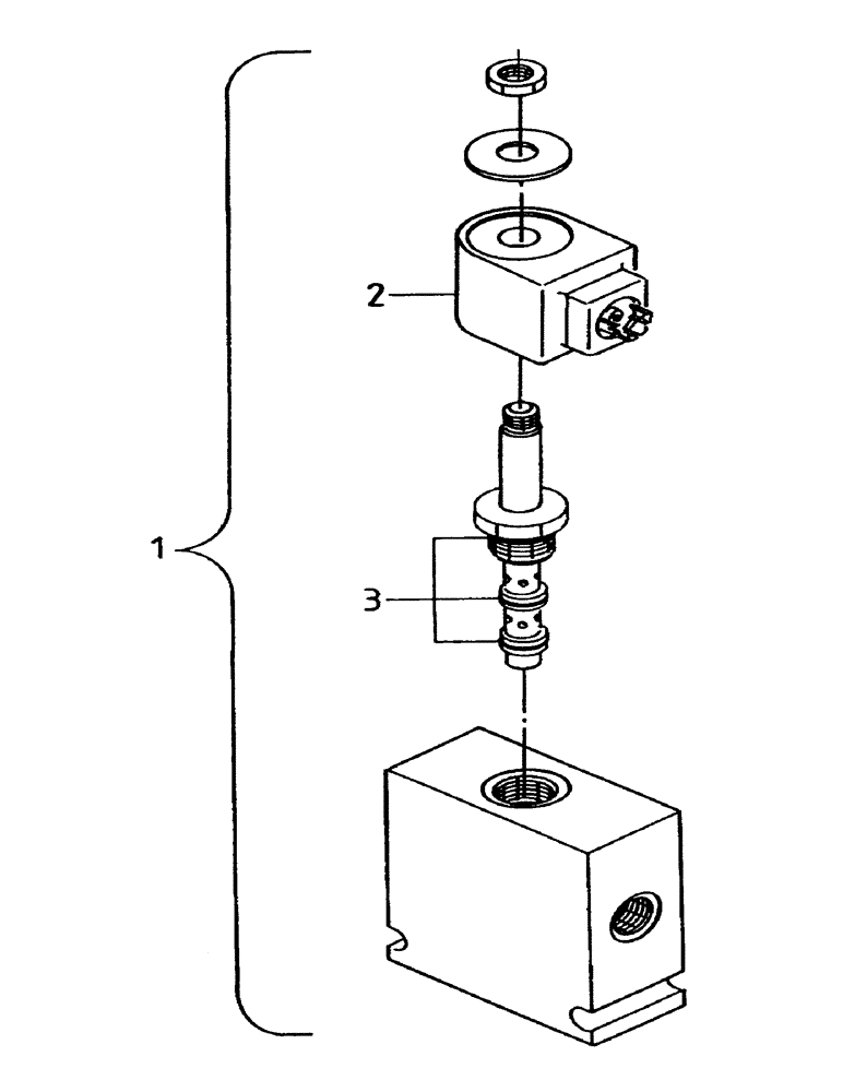 Схема запчастей Case IH 7700 - (B05-16) - HYDRAULIC SOLENOID VALVE Hydraulic Components & Circuits