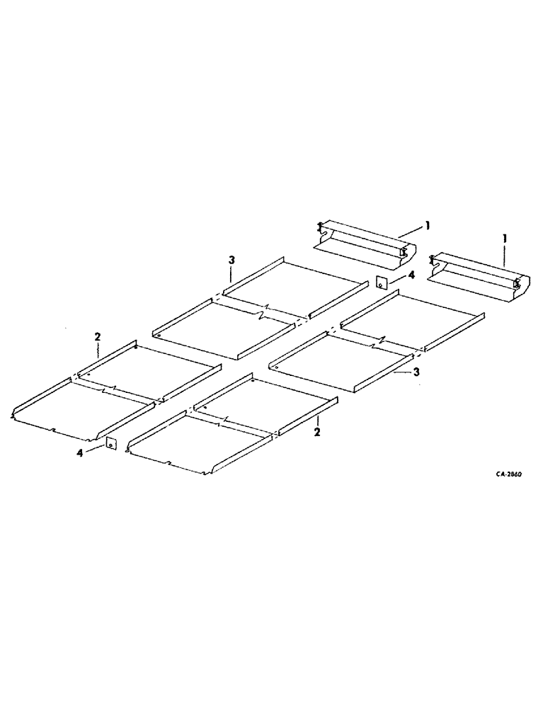 Схема запчастей Case IH 110 - (D-16) - BUNK SIDE FEEDER 