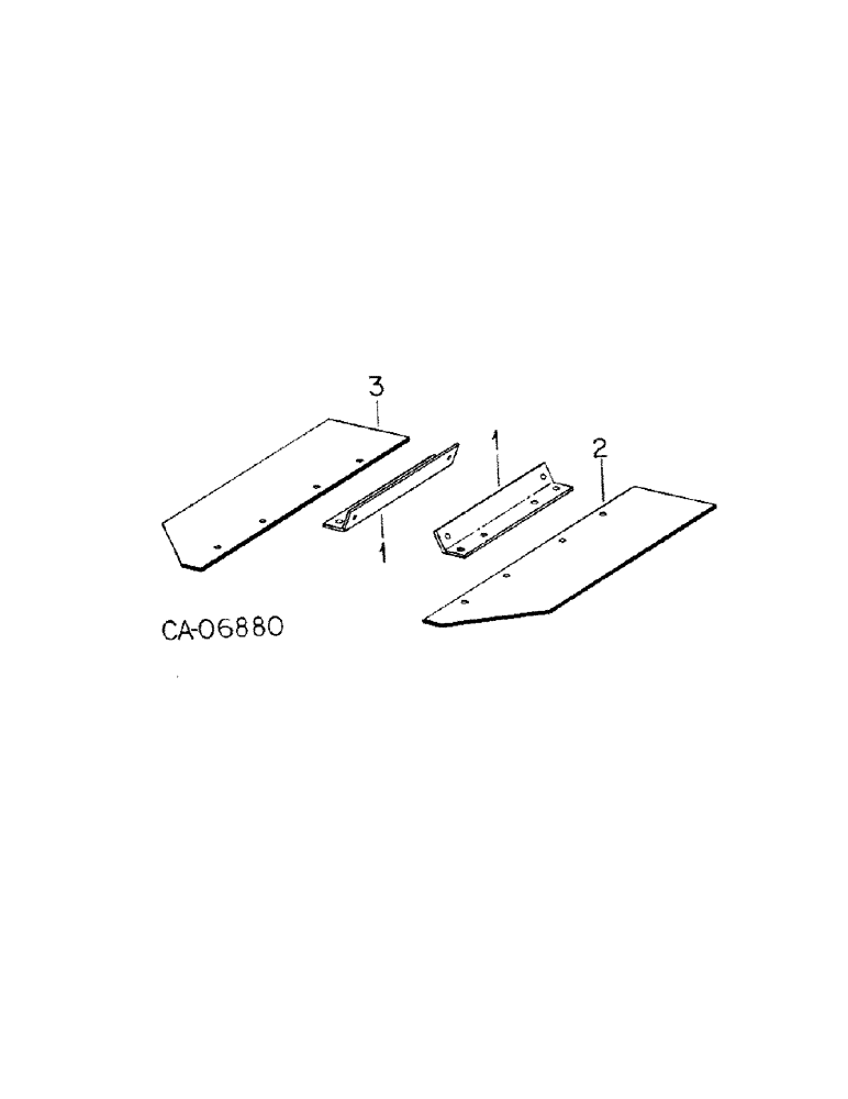 Схема запчастей Case IH 830 - (D-07[B]) - ROW CROP UNIT (3-ROW) - EAR CORN SAVER ATTACHMENT 