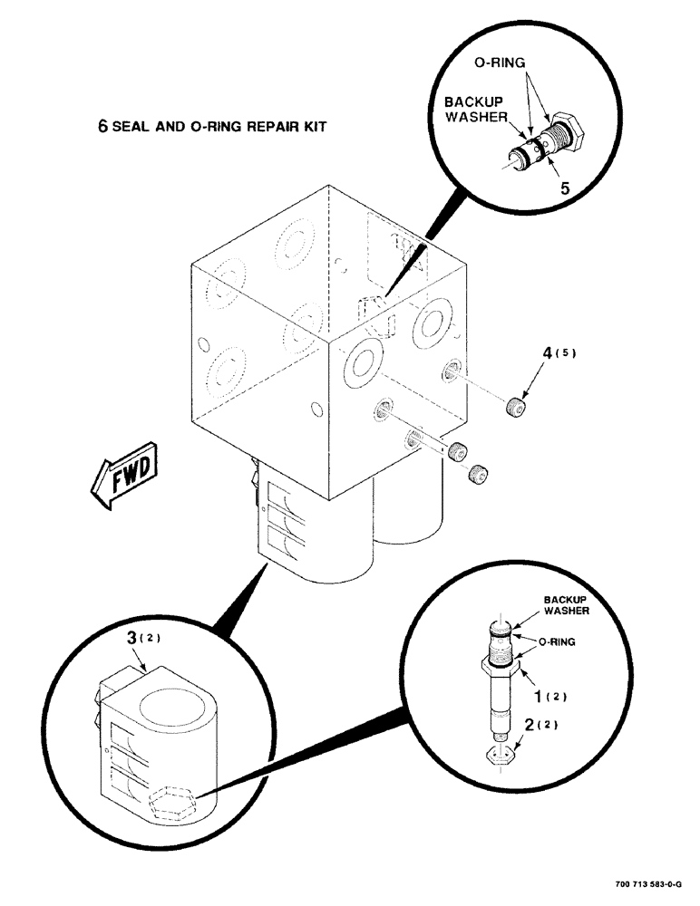 Схема запчастей Case IH 8312 - (9-22) - HYDRAULIC CONTROL VALVE ASSEMBLY, DELTA, 700713583 HYDRAULIC CONTROL VALVE ASSEMBLY COMPLETE (35) - HYDRAULIC SYSTEMS