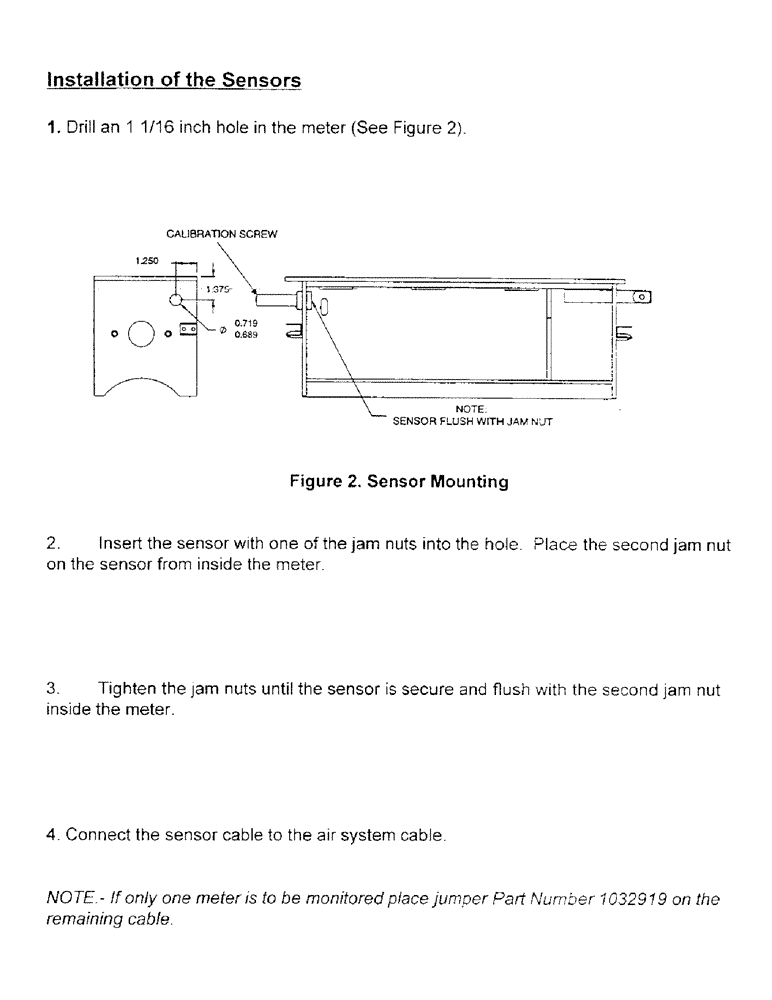 Схема запчастей Case IH 3400 - (C17) - INSTALLATION OF THE SENSORS 