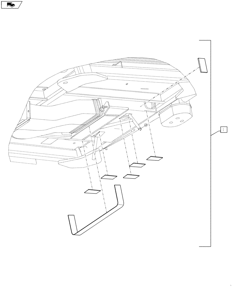 Схема запчастей Case IH TITAN 3030 - (50.206.06) - HVAC FOIL GROUP (50) - CAB CLIMATE CONTROL