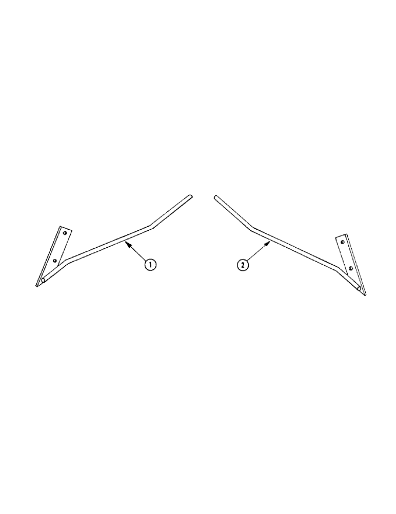 Схема запчастей Case IH 855 - (50) - WINDROW FORMING ROD ATTACHMENT 