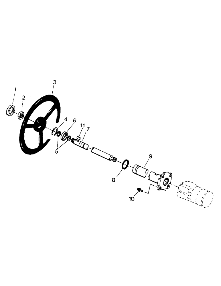 Схема запчастей Case IH STEIGER - (01-04) - STEERING COLUMN AND MOUNTING (10) - CAB