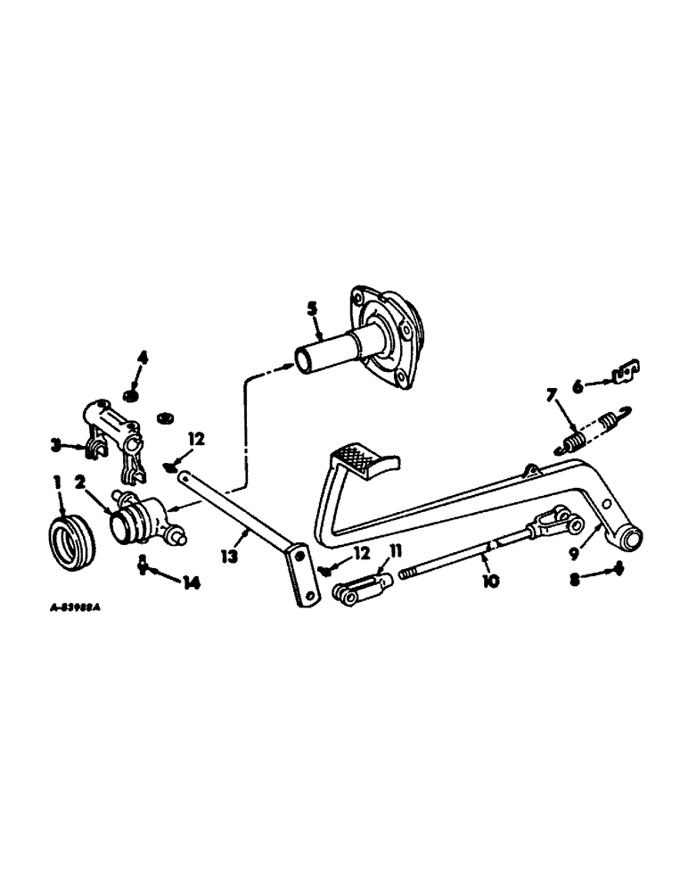 Схема запчастей Case IH 2656 - (H-08) - CONTROLS, CLUTCH CONTROLS, GEAR DRIVE TRACTORS Controls