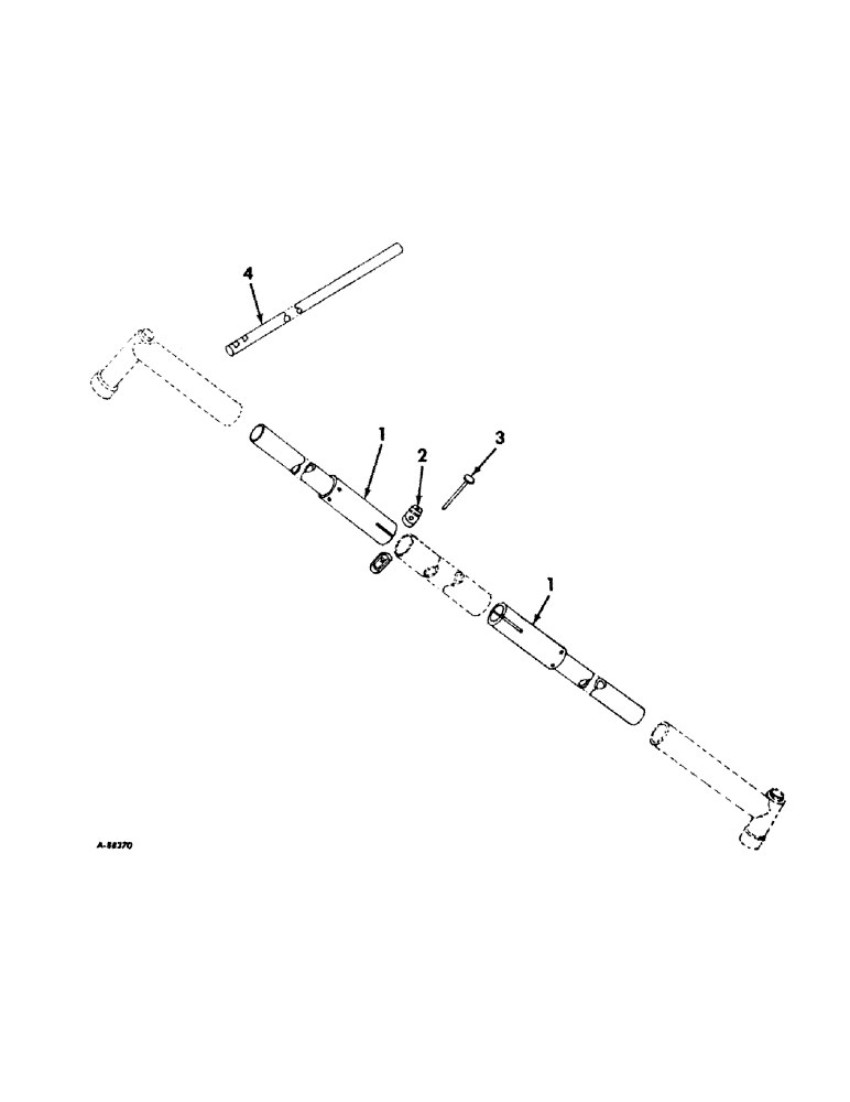 Схема запчастей Case IH 2826 - (14-07) - SUSPENSION, ADJUSTABLE WIDE TREAD FRONT AXLE EXTENSION, FARMALL TRACTORS Suspension