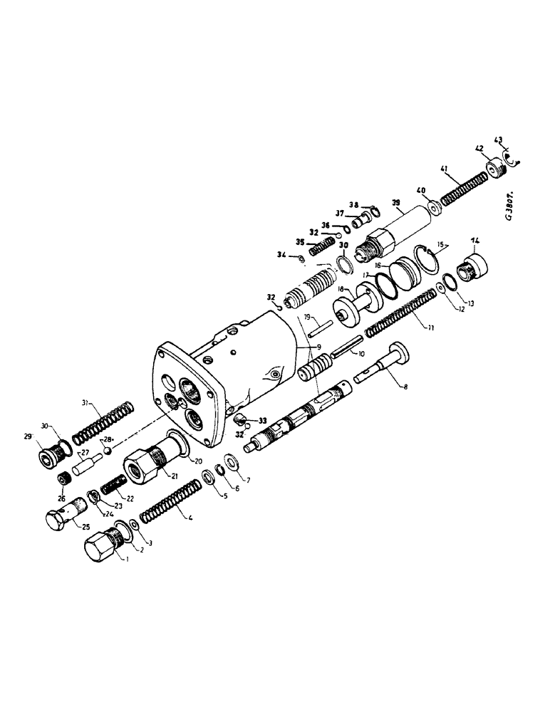 Схема запчастей Case IH 824 - (295) - DRAFT CONTROL VALVE (08) - HYDRAULICS