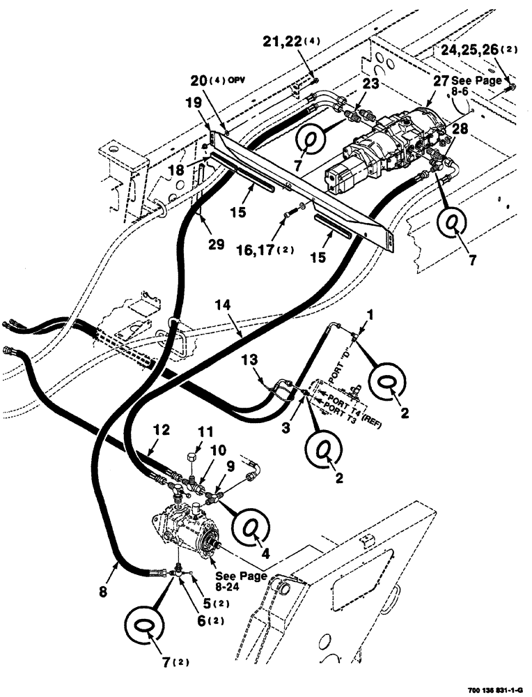 Схема запчастей Case IH 8860HP - (08-16) - HYDRAULIC DRIVE ASSEMBLY (2 SPEED) (35) - HYDRAULIC SYSTEMS