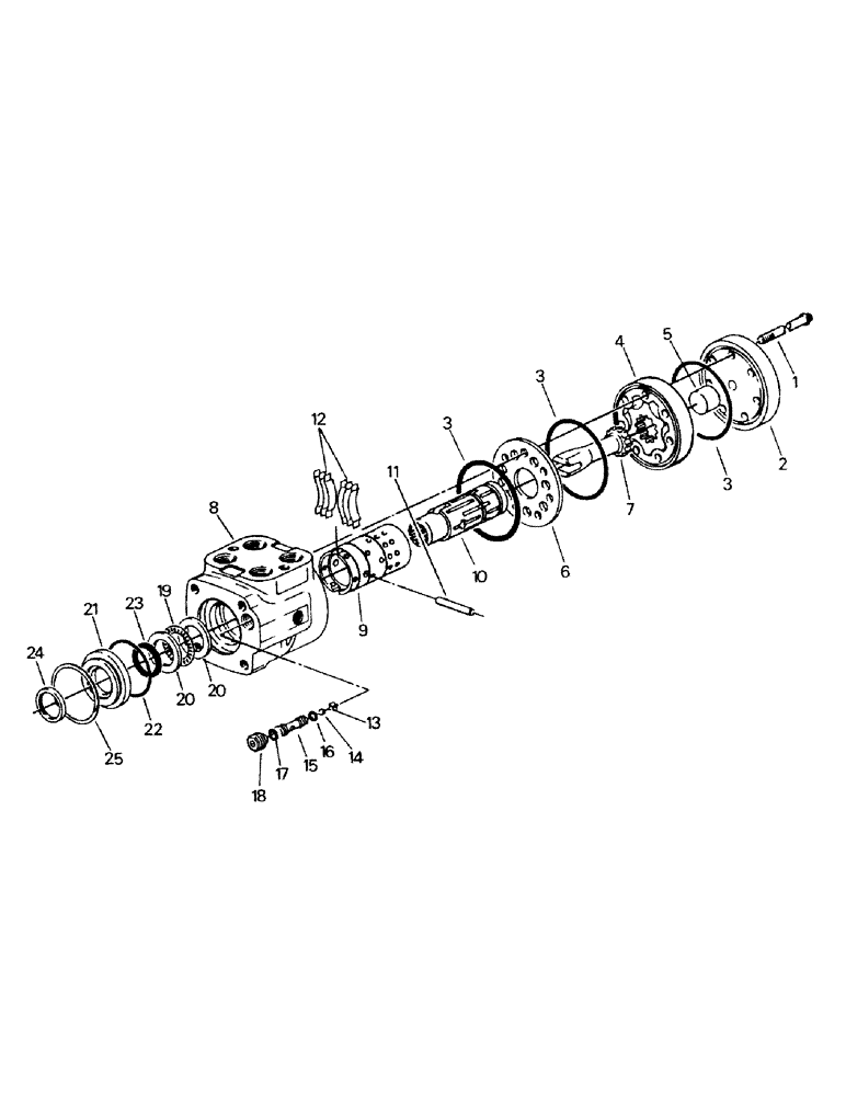 Схема запчастей Case IH KM-280 - (08-17) - STEERING CONTROL VALVE ASSEMBLY (07) - HYDRAULICS