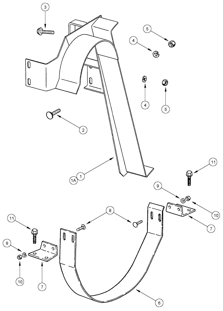 Схема запчастей Case IH CPX620 - (09C-11) - FAN PULLEY GUARDS (15) - HANDLING SYSTEM