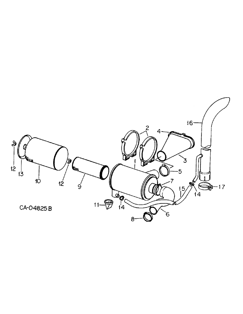 Схема запчастей Case IH 4568 - (12-02) - POWER, AIR CLEANER AND EXHAUST CONNECTIONS Power