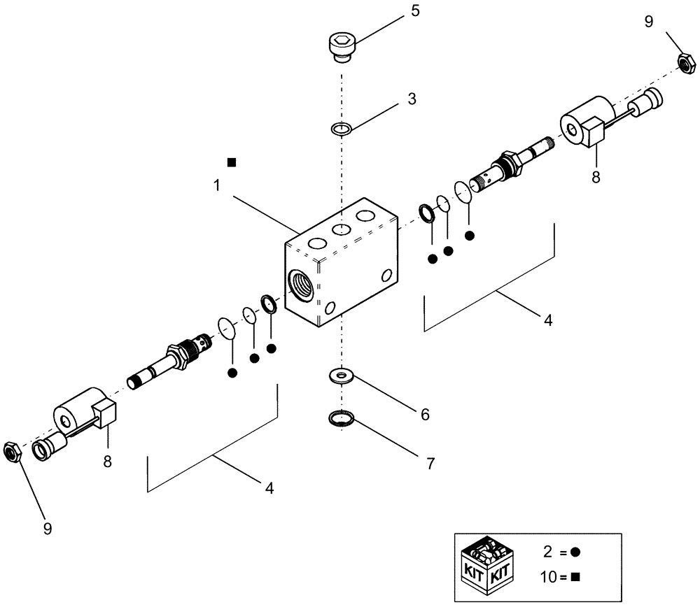 Схема запчастей Case IH 1220 - (35.138.13) - ROW MARKER VALVE ASSEMBLY 149988C92, RIGID MOUNTED AND RIGID TRAILING PLANTERS (35) - HYDRAULIC SYSTEMS