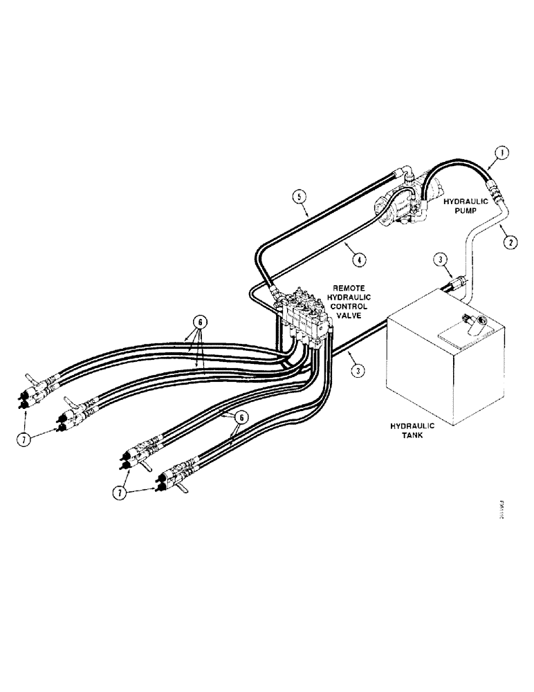 Схема запчастей Case IH 9330 - (1-016) - REMOTE HYDRAULICS (00) - PICTORIAL INDEX