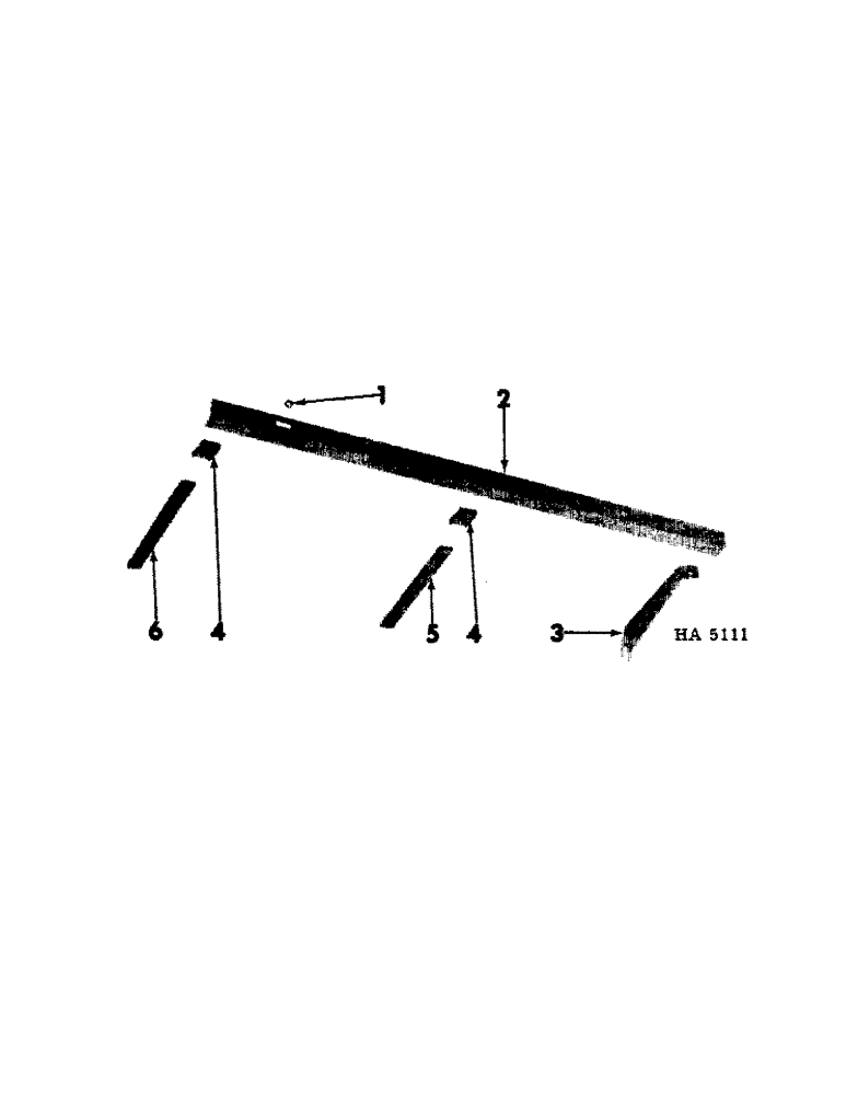 Схема запчастей Case IH 110 - (01-12[B]) - TRASH BAR ATTACHMENT 