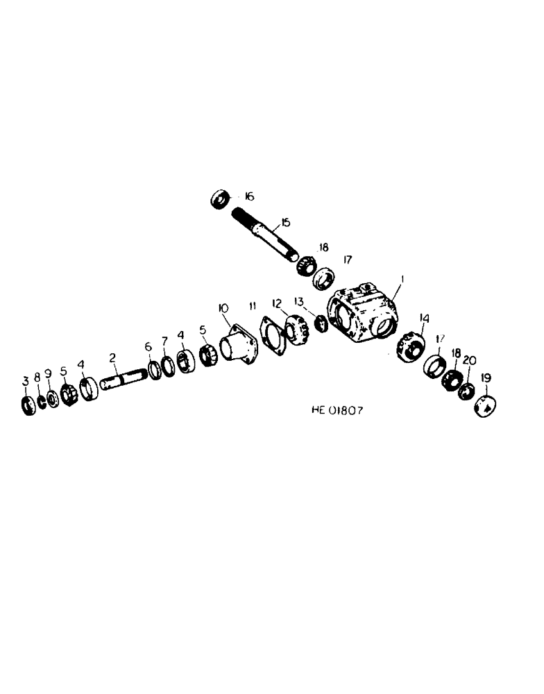 Схема запчастей Case IH 555 - (A-34) - WIDESPREAD DRIVE GEAR CASE 