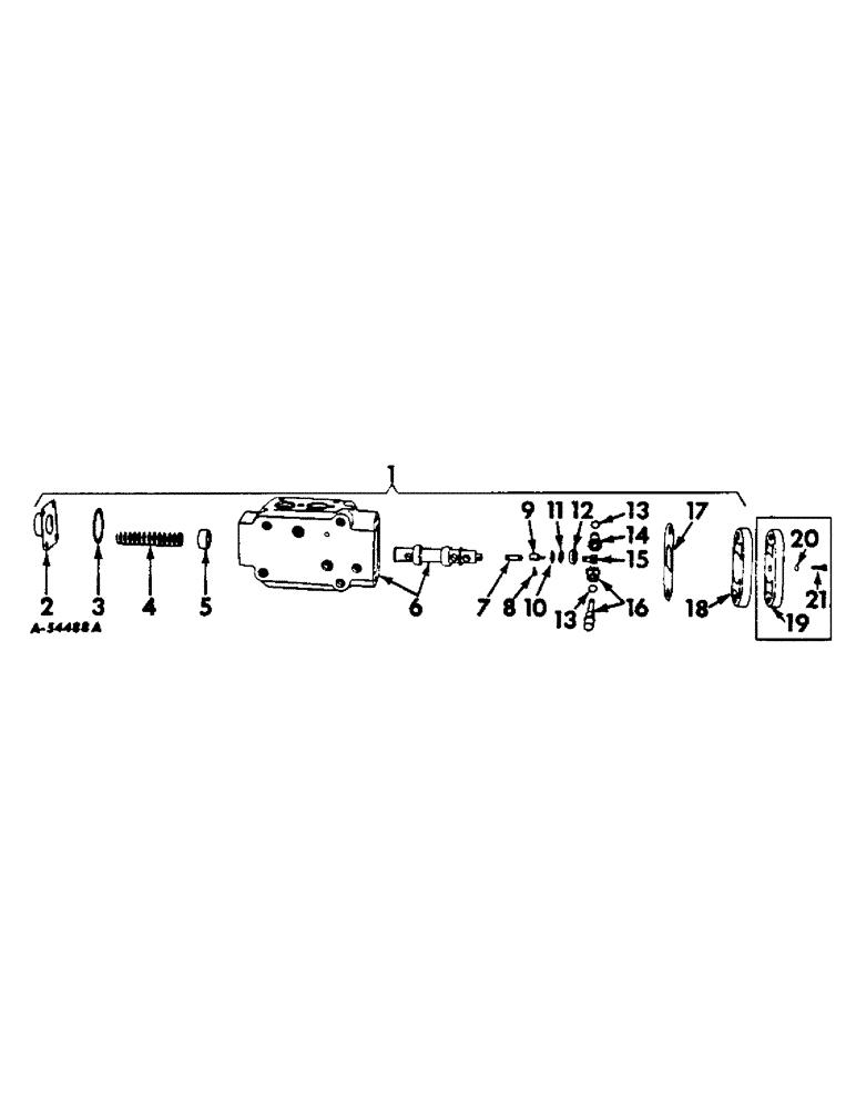 Схема запчастей Case IH 460 - (172) - HYDRAULIC SYSTEM, TEL-A-DEPTH VALVE, TRACTORS W/FAST-HITCH OR THREE-POINT INDUSTRIAL HITCH (07) - HYDRAULIC SYSTEM