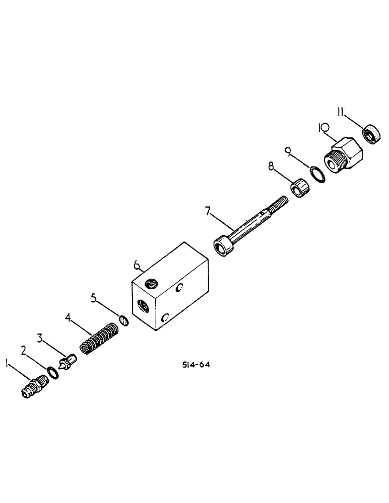 Схема запчастей Case IH 268 - (07-134) - DECELERATOR VALVE, TWO-POSITION (04) - Drive Train