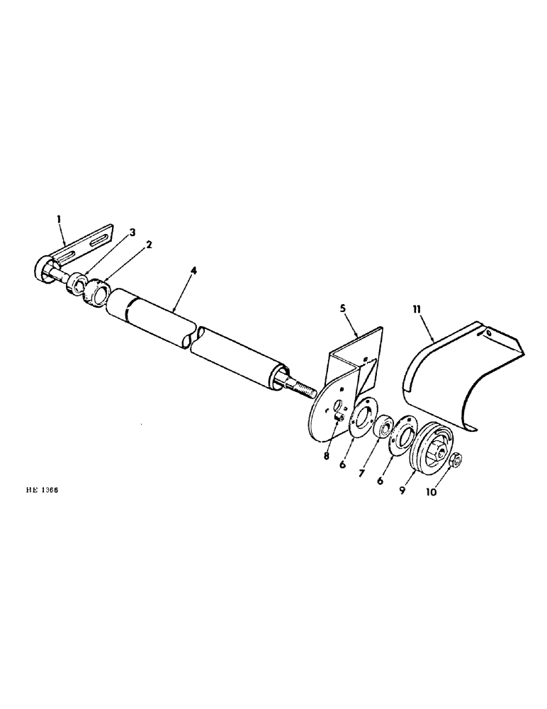 Схема запчастей Case IH 210 - (Q-26) - PLATFORM, CONVEYOR DRIVE ROLLER AND SHIELD, SERIAL NUMBER 3700 AND SINCE Platforms