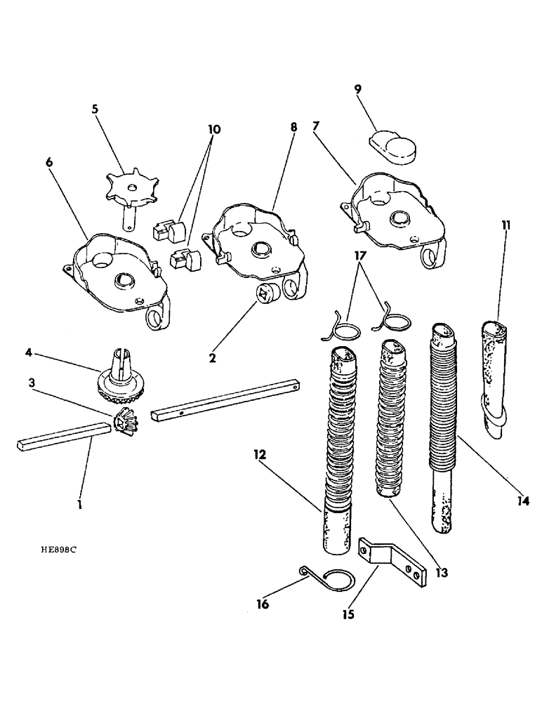 Схема запчастей Case IH 510 - (A-30) - FERTILIZER FEED MECHANISM 