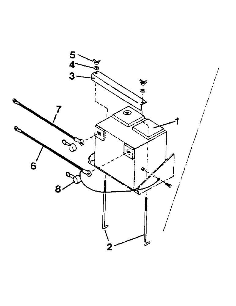 Схема запчастей Case IH 1802 - (41) - BATTERY ASSEMBLY 