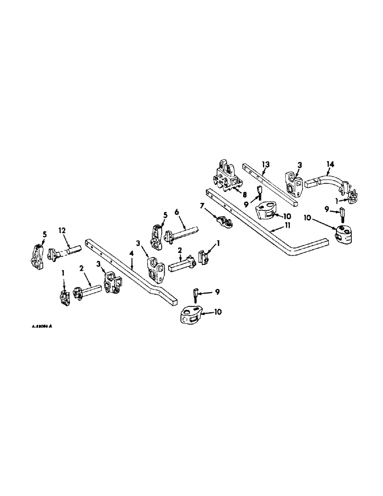 Схема запчастей Case IH 53 - (F-12) - TOOLING EQUIPMENT, GANGS AND CLAMPS 