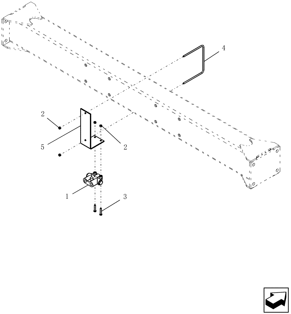 Схема запчастей Case IH 30 - (75.200.05) - ENDMARKER VALVE MOUNT BRACKET (75) - SOIL PREPARATION