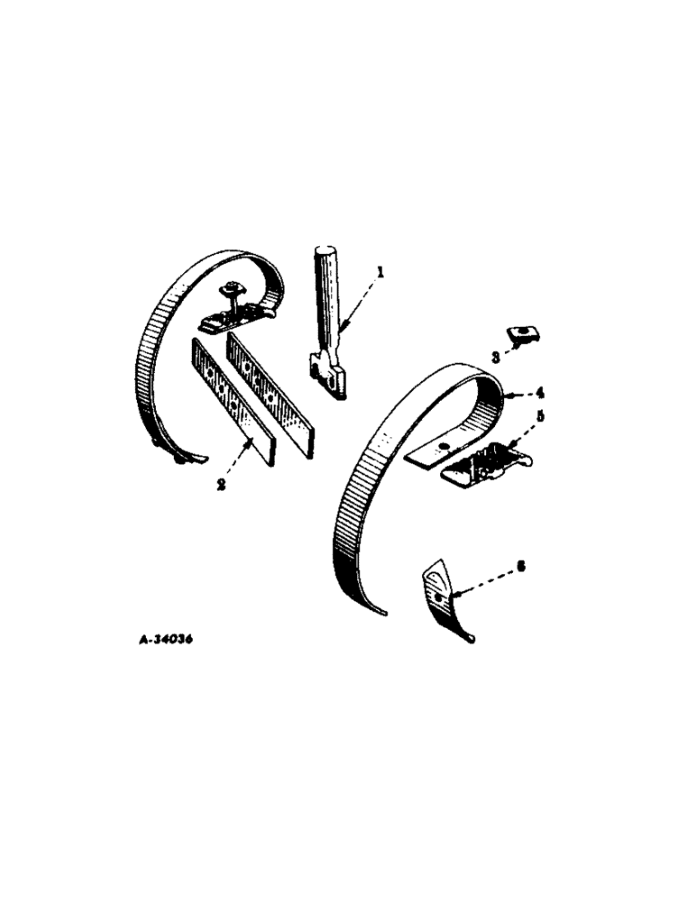 Схема запчастей Case IH INTERNATIONAL - (A-10[A]) - REAR SECTIONS, SPRING TEETH, DOUBLE 