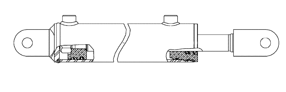 Схема запчастей Case IH FLX810 - (07-003) - CYLINDER, OUTER BOOM FOLD, 60’ Hydraulic Components