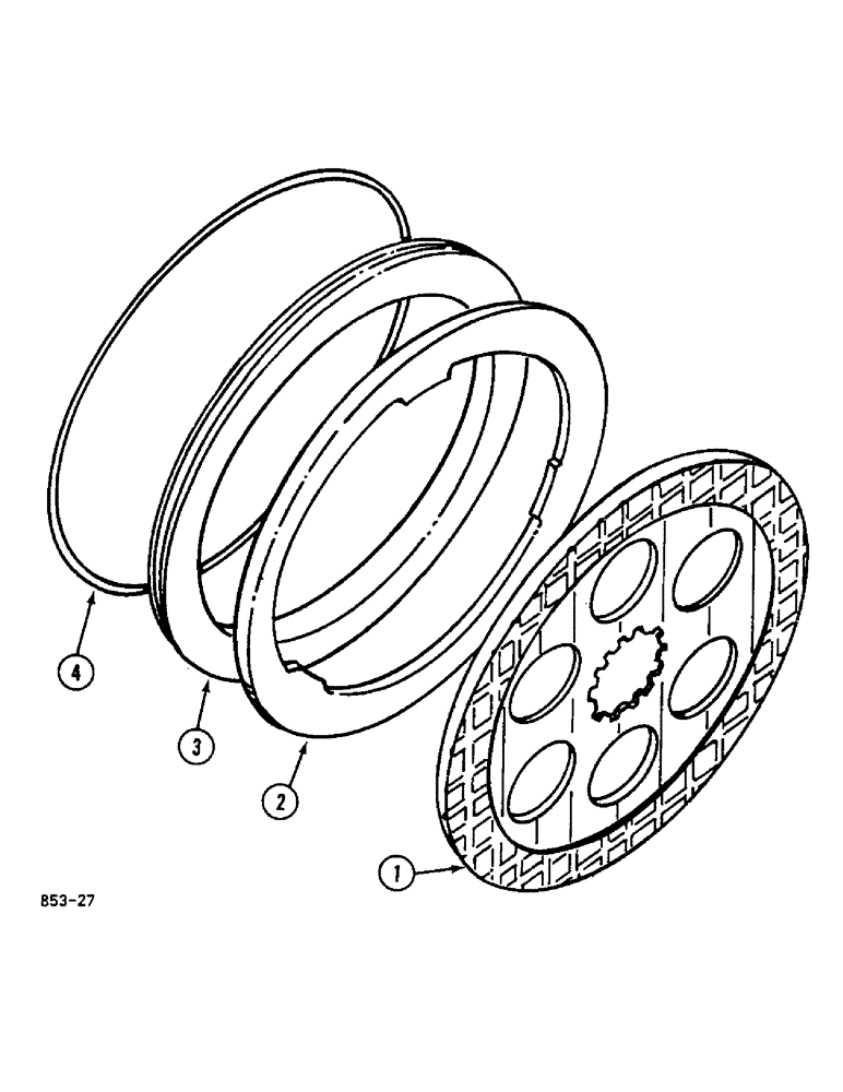 Схема запчастей Case IH 248 - (7-630) - BRAKES (07) - BRAKES