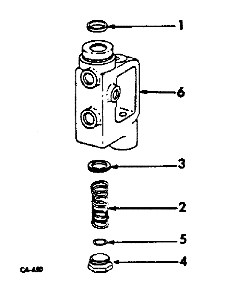 Схема запчастей Case IH 756 - (B-15) - POWER TRAIN, DIFFERENTIAL LOCK VALVE (03) - POWER TRAIN