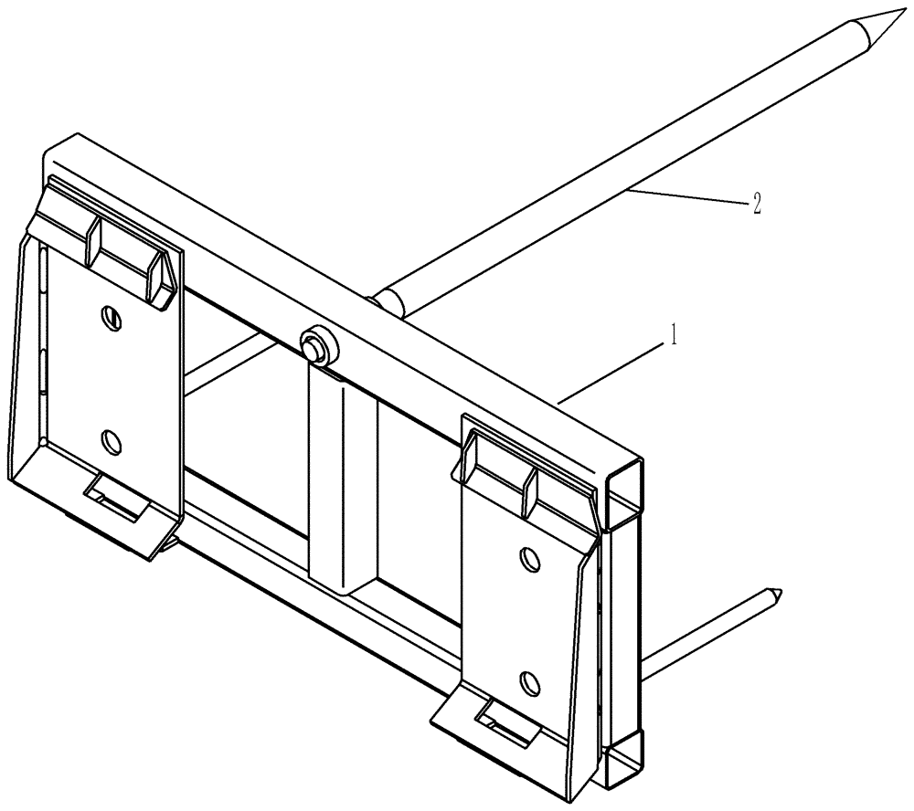 Схема запчастей Case IH LX152 - (09-06) - BALE PROBE (09) - CHASSIS/ATTACHMENTS