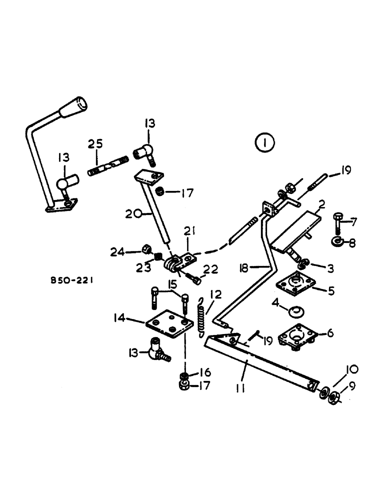 Схема запчастей Case IH 385 - (0E07-2) - ACCELERATOR CONTROLS - SUPER DE-LUXE CAB Power