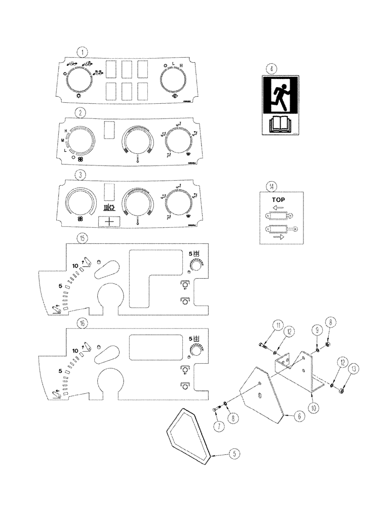 Схема запчастей Case IH STX325 - (09-56) - DECALS (09) - CHASSIS/ATTACHMENTS