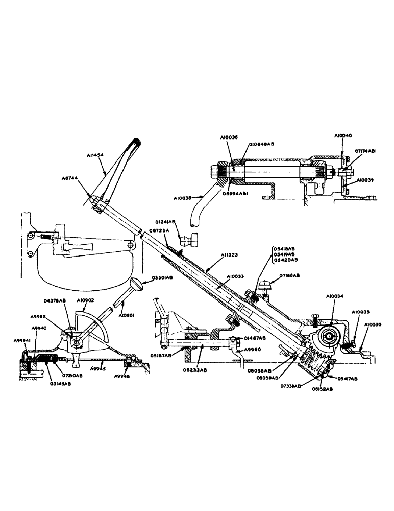 Схема запчастей Case IH 900 - (112) - STEERING GEAR (05) - STEERING