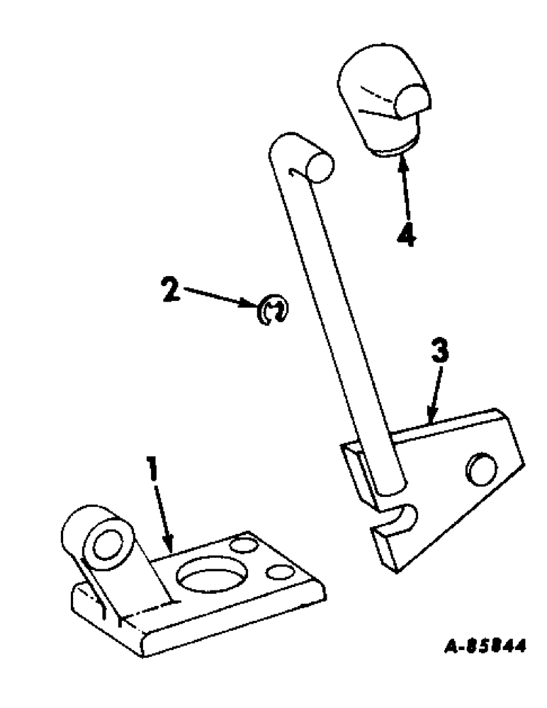 Схема запчастей Case IH 4156 - (H-14) - CONTROLS, AUXILIARY VALVE HANDLE AND CONNECTIONS Controls