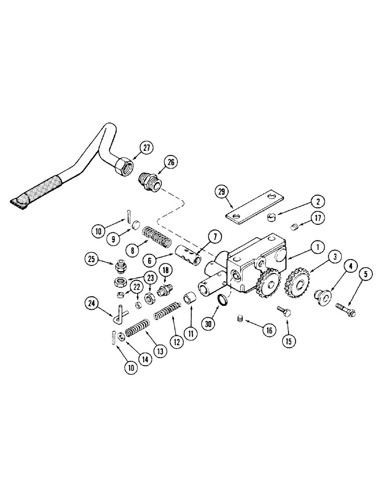 Схема запчастей Case IH 4694 - (2-042) - OIL PUMP, 504BDTI DIESEL ENGINE (02) - ENGINE