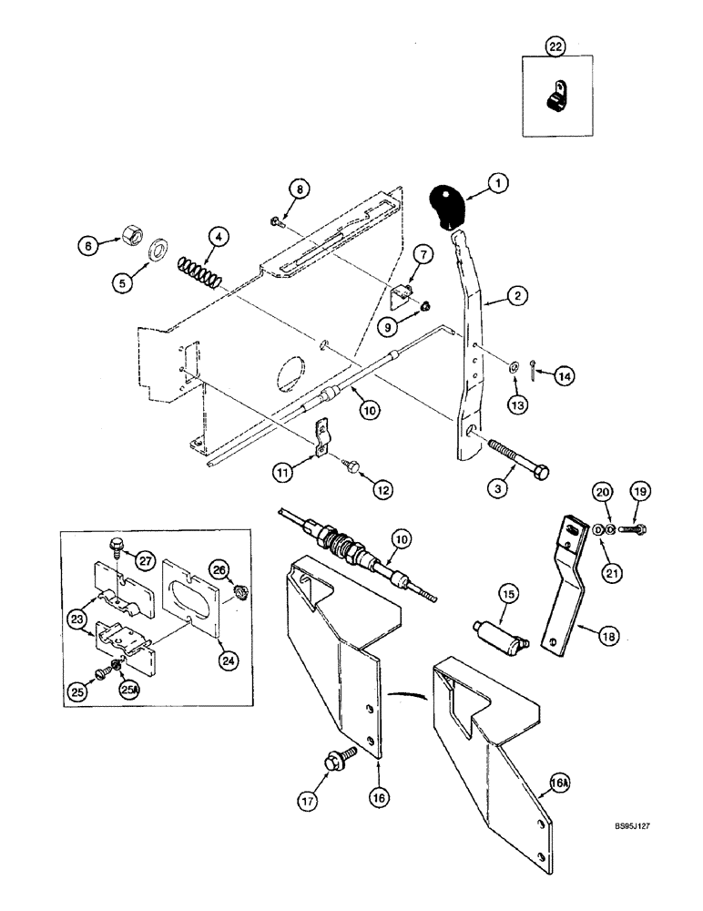 Схема запчастей Case IH 2166 - (3-14) - THROTTLE CONTROL (02) - FUEL SYSTEM