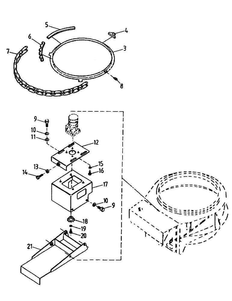 Схема запчастей Case IH 7700 - (A07-05) - PRIMARY EXTRACTOR HOOD HYDRAULIC SLEW Mainframe & Functioning Components