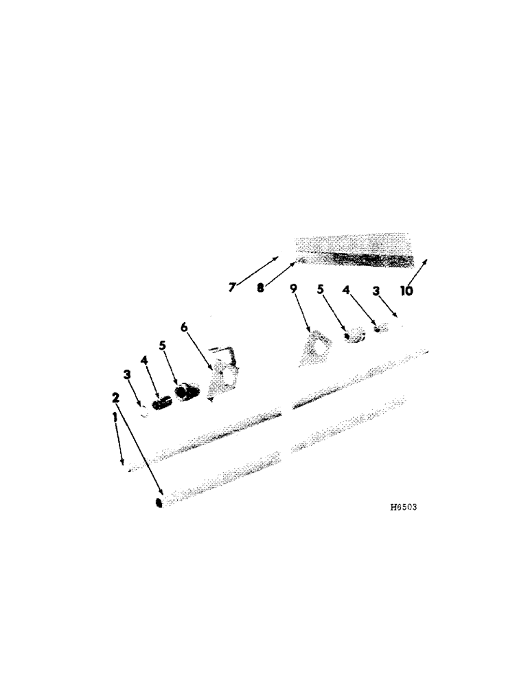 Схема запчастей Case IH 125 - (D-09[B]) - SIDE DRIVE SHAFT 