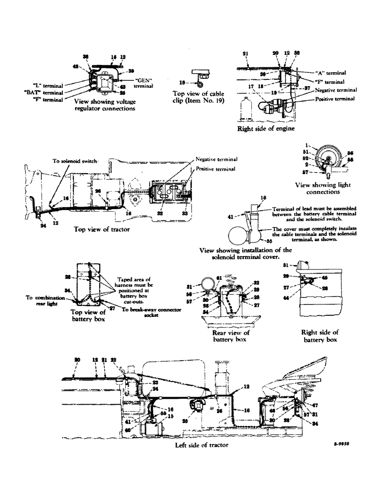 Схема запчастей Case IH 400-SERIES - (143) - ELECTRICAL SYSTEM-CARBURETED ENGINE, STARTING AND LIGHTING, BATTERY IGNITION (06) - ELECTRICAL SYSTEMS