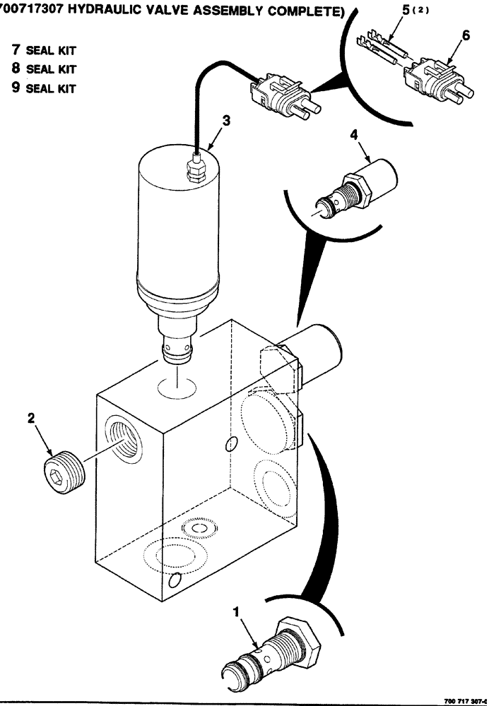 Схема запчастей Case IH 325 - (8-14) - HYDRAULIC VALVE ASSEMBLY (35) - HYDRAULIC SYSTEMS