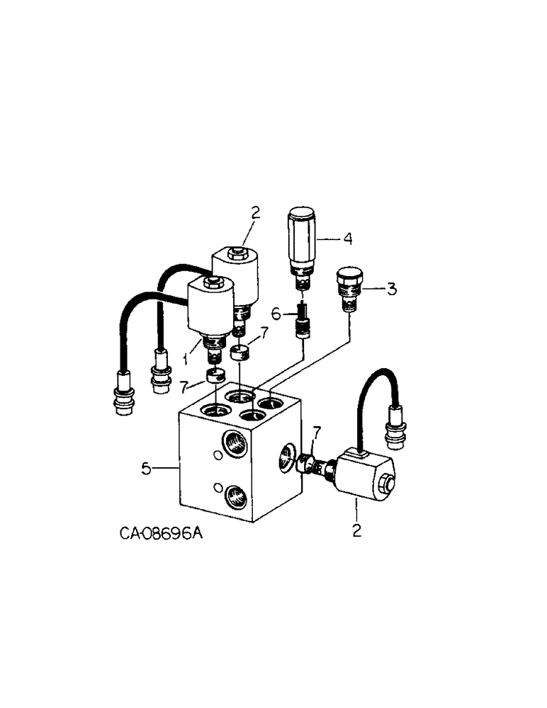 Схема запчастей Case IH 800 - (05-16[1]) - WHEELS, RIGHT WING HOLDING VALVE UNITS W, X AND Y (06) - POWER TRAIN