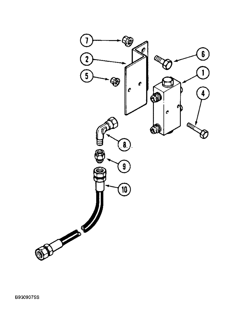 Схема запчастей Case IH 955 - (8-46) - ALTERNATING LOAD CHECK VALVE ATTACHMENT (08) - HYDRAULICS