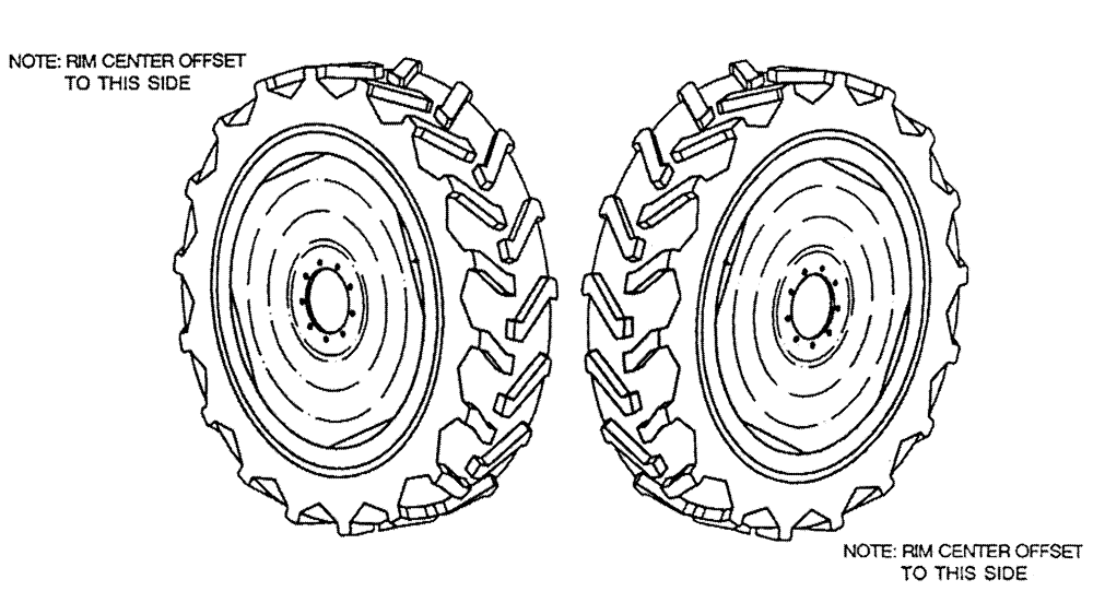 Схема запчастей Case IH PATRIOT NT - (04-001) - WHEEL & TIRE Hub, Wheel & Tires